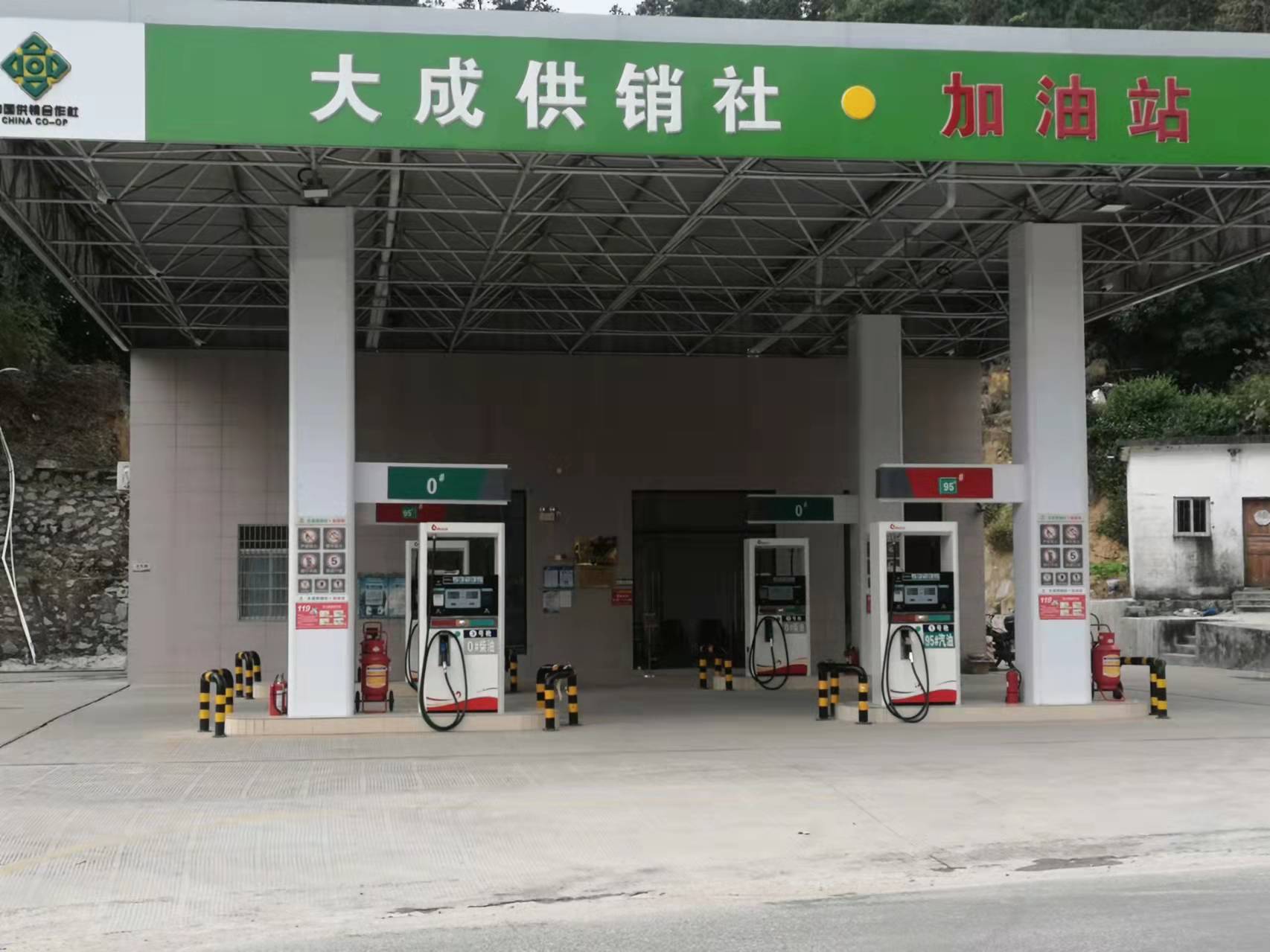 大成供销社加油站智慧清静用电装置项目