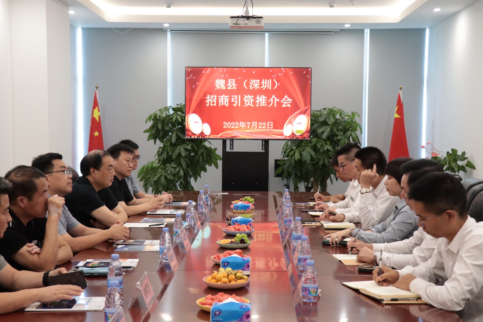 热烈欢迎邯郸魏县一行向导莅临j9九游国际站科技旅行考察